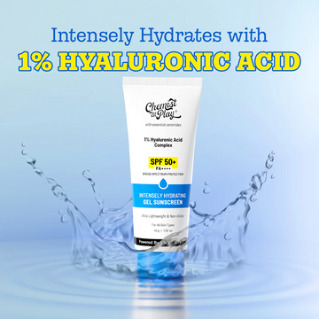 Chemist at Play Intensely Hydrating Gel Sunscreen with 1% Hyaluronic Acid & Ceramides SPF 50+