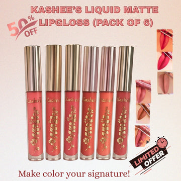 Kashee's Matte Liquid LipGlosses - Long Lasting | Matte Finish | Waterproof